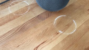 O HomePod pode manchar seu móvel de madeira