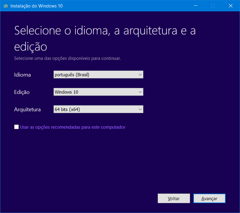 Como mudar o idioma do Windows 10 Single Language