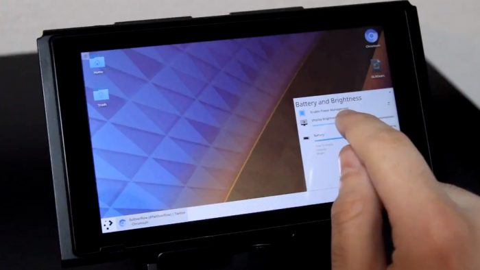 Nintendo Switch aparece em vídeo rodando interface gráfica do Linux