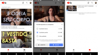 YouTube Go permite salvar vídeos offline no Brasil