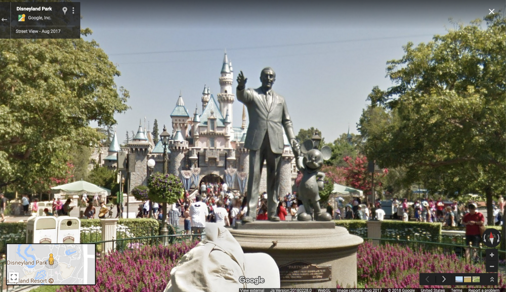 Google adiciona parques da Disney ao Street View