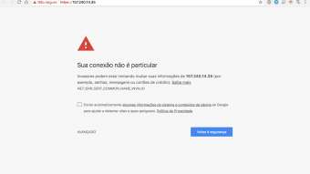 Google Chrome: “sua conexão não é particular”. O que fazer?