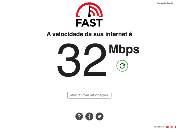 Como medir a velocidade da Internet