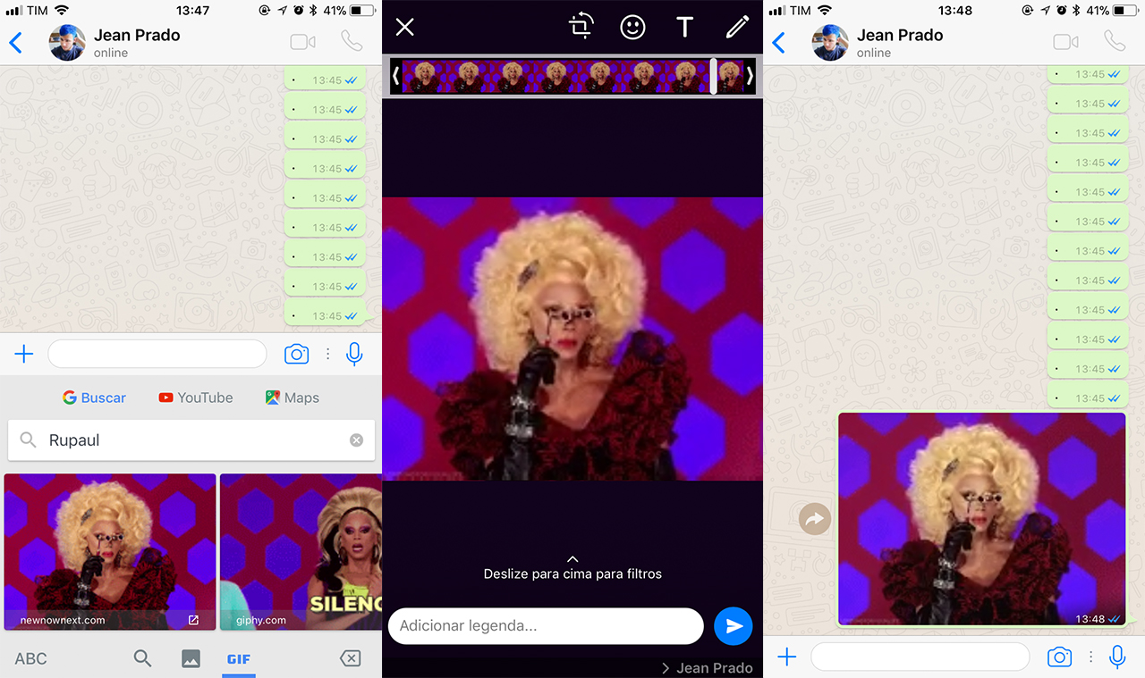 Como criar GIF no WhatsApp 