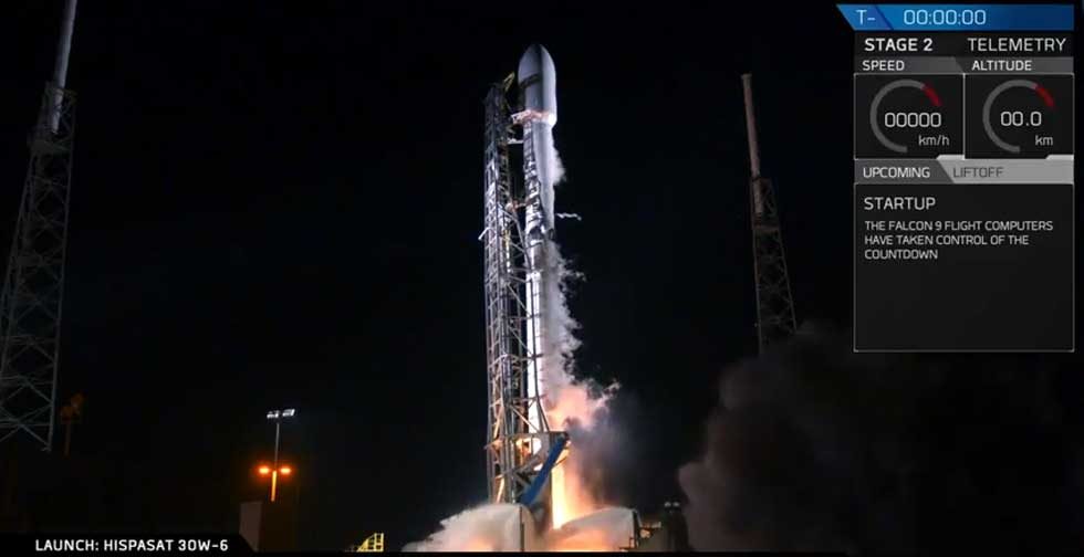 SpaceX lança com sucesso a 50ª missão Falcon 9