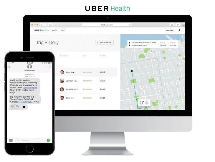 Uber Health permite agendar transporte de pacientes ao médico