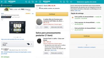 Amazon atualiza app para facilitar compras de produtos importados no Brasil