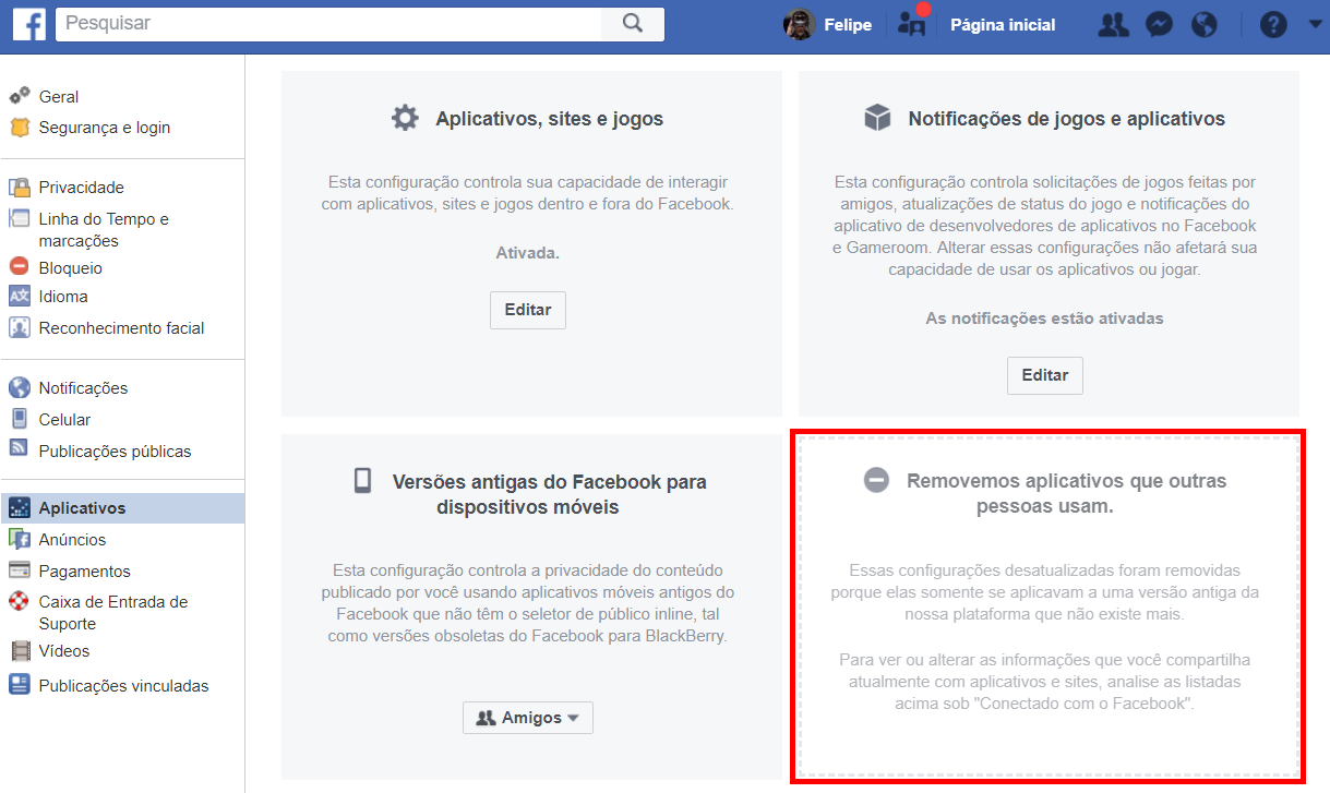 Facebook remove fun  o de privacidade que n o fazia nada h  anos   Tecnoblog - 68