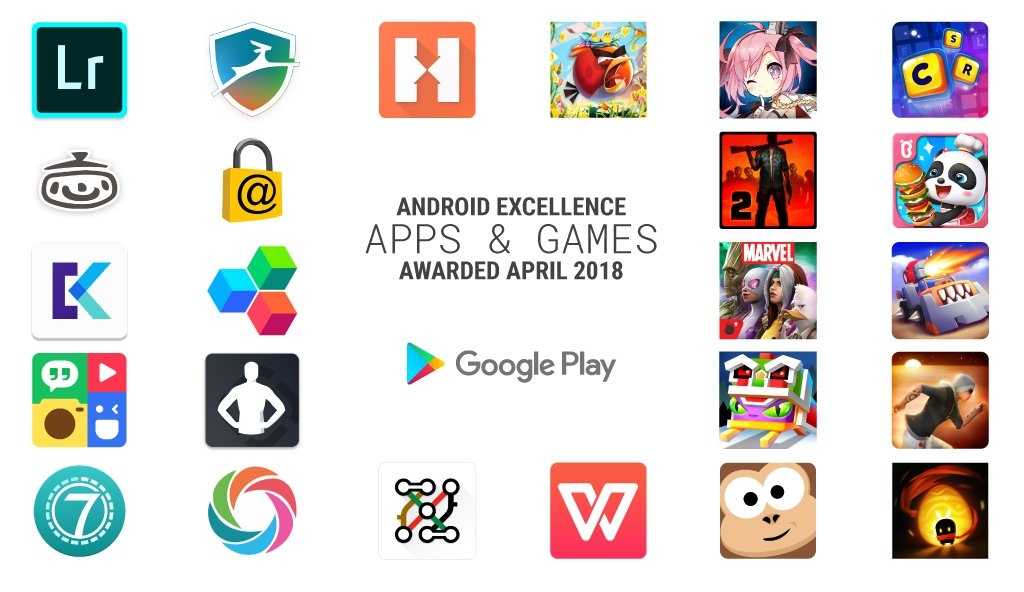 Google divulga nova lista dos apps e games com selo Android