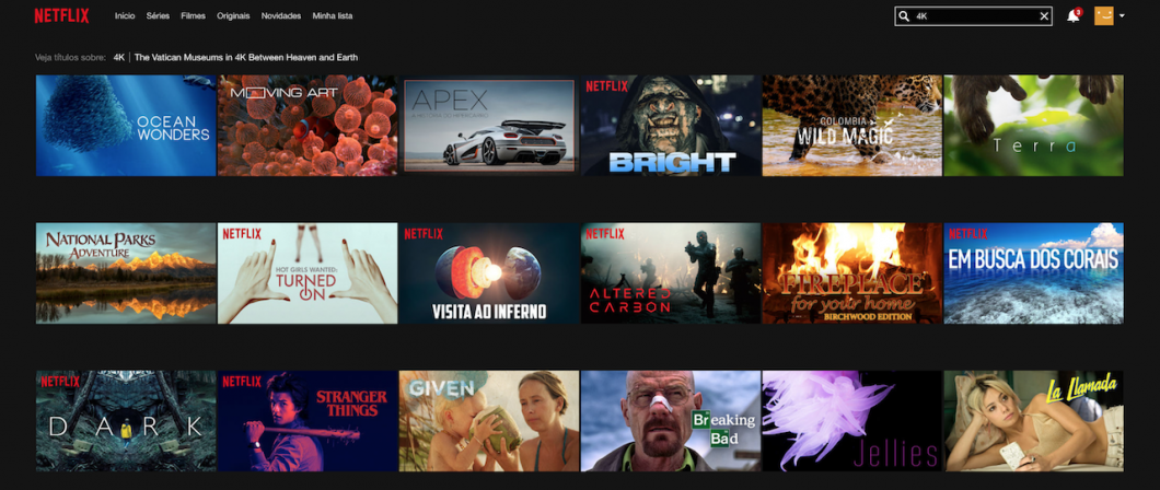 Como encontrar filmes e séries 4K (Ultra HD) para assistir na Netflix –  Tecnoblog