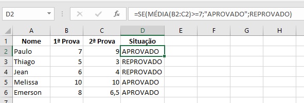 O Que é E Como Usar A Função Se No Microsoft Excel 4134