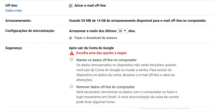 Como ativar o modo offline no Google Chrome