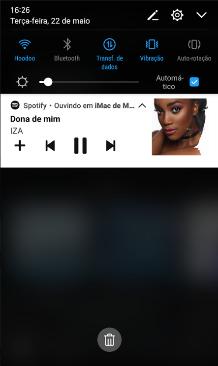 Player Spotify - IZA Dona de Mim
