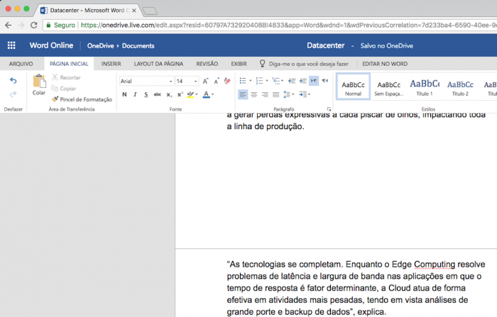 Processador de texto on-line  Crie & edite documentos on-line - Writer