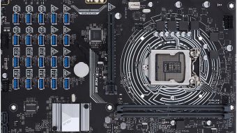 Asus anuncia placa-mãe que suporta 20 GPUs para mineração de criptomoeda