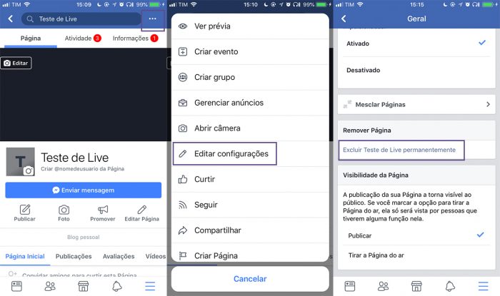 Como Excluir Uma P Gina No Facebook Pelo Celular Ou Pc Tecnoblog