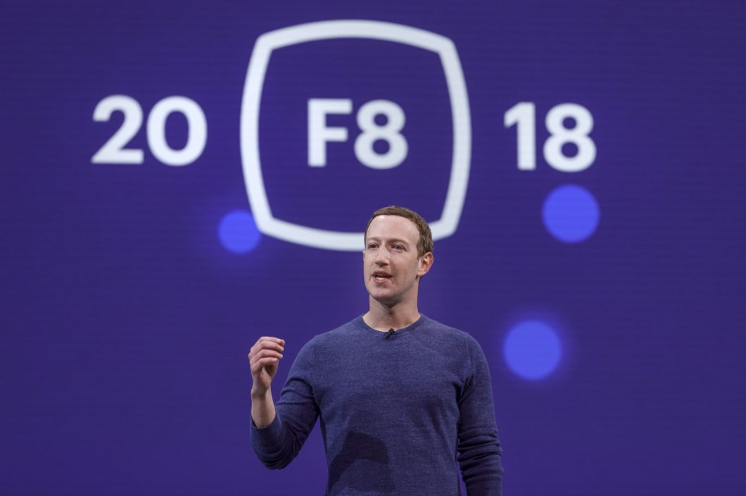Mark Zuckerberg na F8 2018