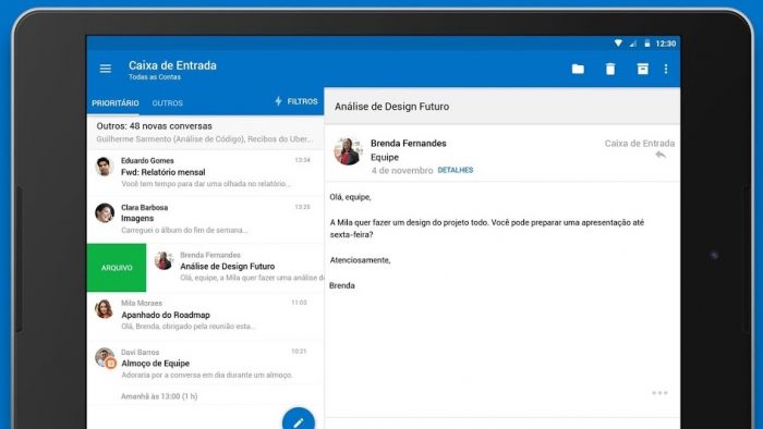 Microsoft adiciona novidades no Outlook para iOS e Android