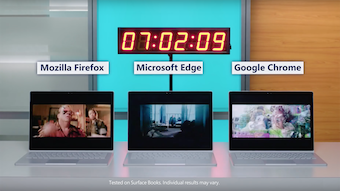 Teste da Microsoft mostra que Edge é o navegador que gasta menos bateria no Windows