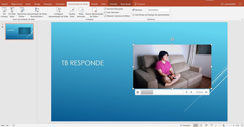 Como inserir vídeos em slides do PowerPoint