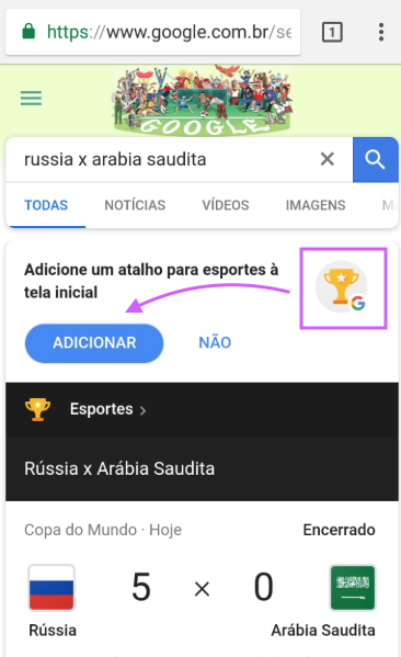 Google lança jogos inspirados na Copa do Mundo para Chrome