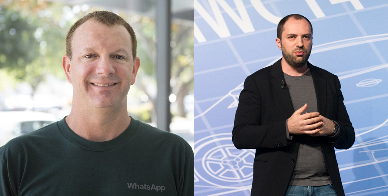 Fundadores do WhatsApp abriram mão de até US$ 1,3 bilhão para sair do Facebook