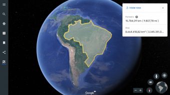 Google Earth ganha ferramenta para medir áreas e distâncias