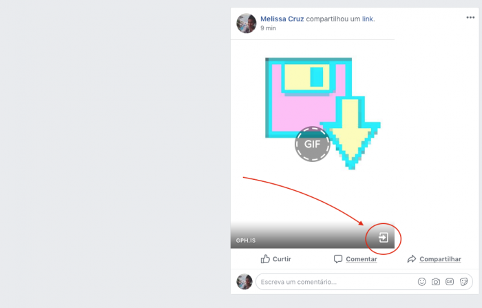 Como fazer para baixar GIFs do Facebook? - Positivo do seu jeito