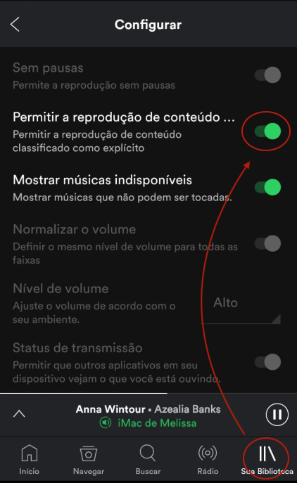 Musicas Explicitas Spotify Mobile Celular