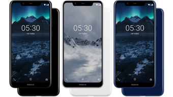 O Nokia X5 é um smartphone intermediário com notch e preço camarada