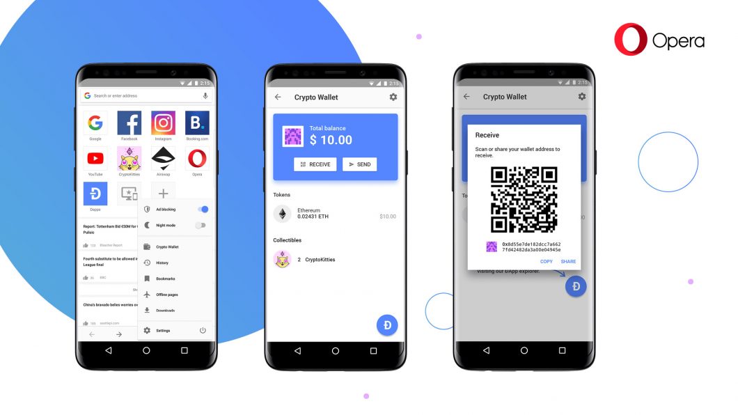 Opera para Android terá carteira digital