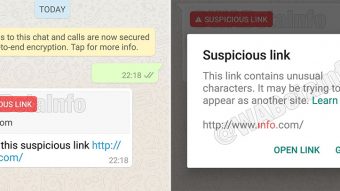 WhatsApp Beta para Android começa a identificar links suspeitos