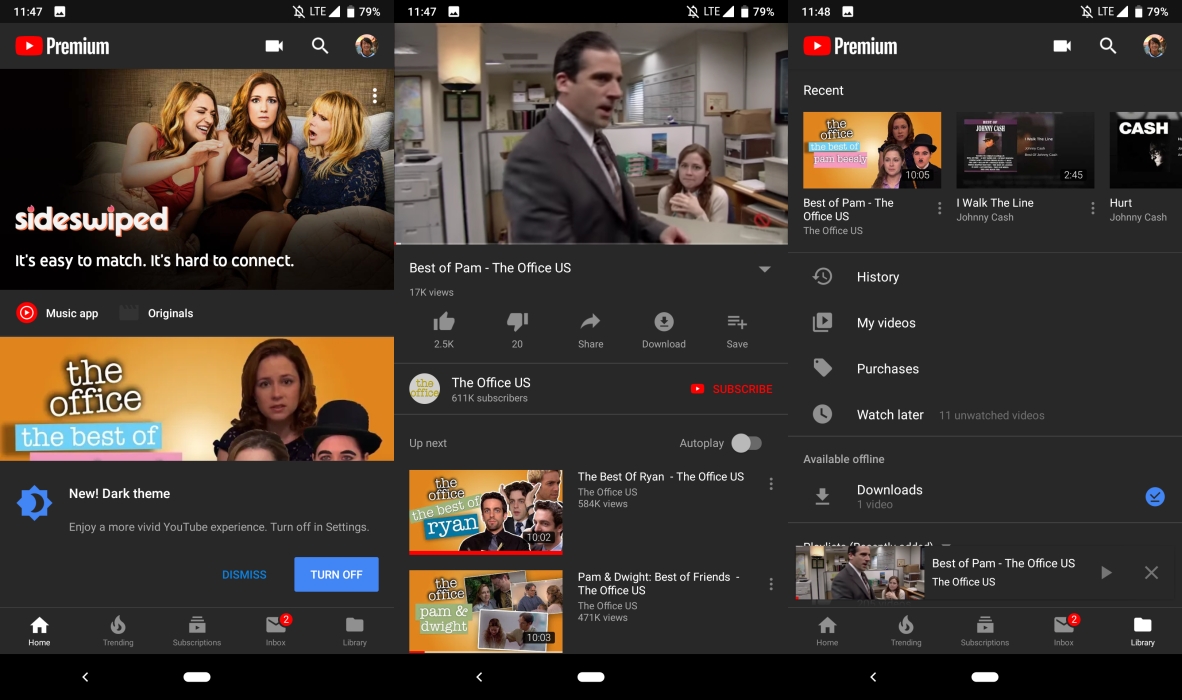 YouTube com modo escuro finalmente chega ao Android