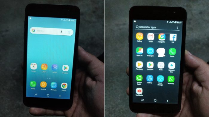 A Samsung personalizou o Android Go para seu próximo celular barato