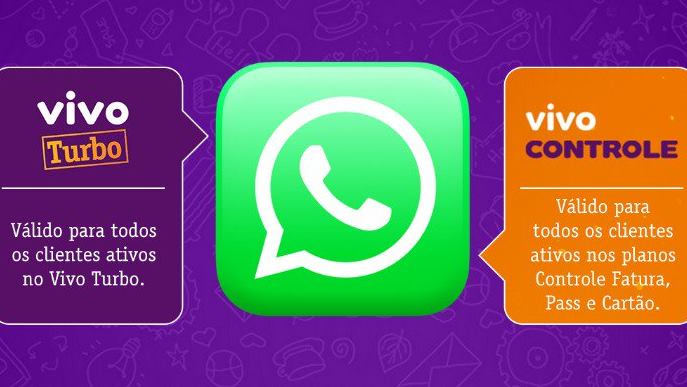 Vivo libera WhatsApp sem descontar da franquia no pré-pago e controle