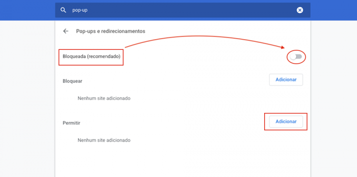 Como bloquear anúncios pop-up no meu Android?