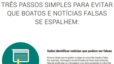 WhatsApp publica anúncio em jornais do Brasil para combater notícias falsas