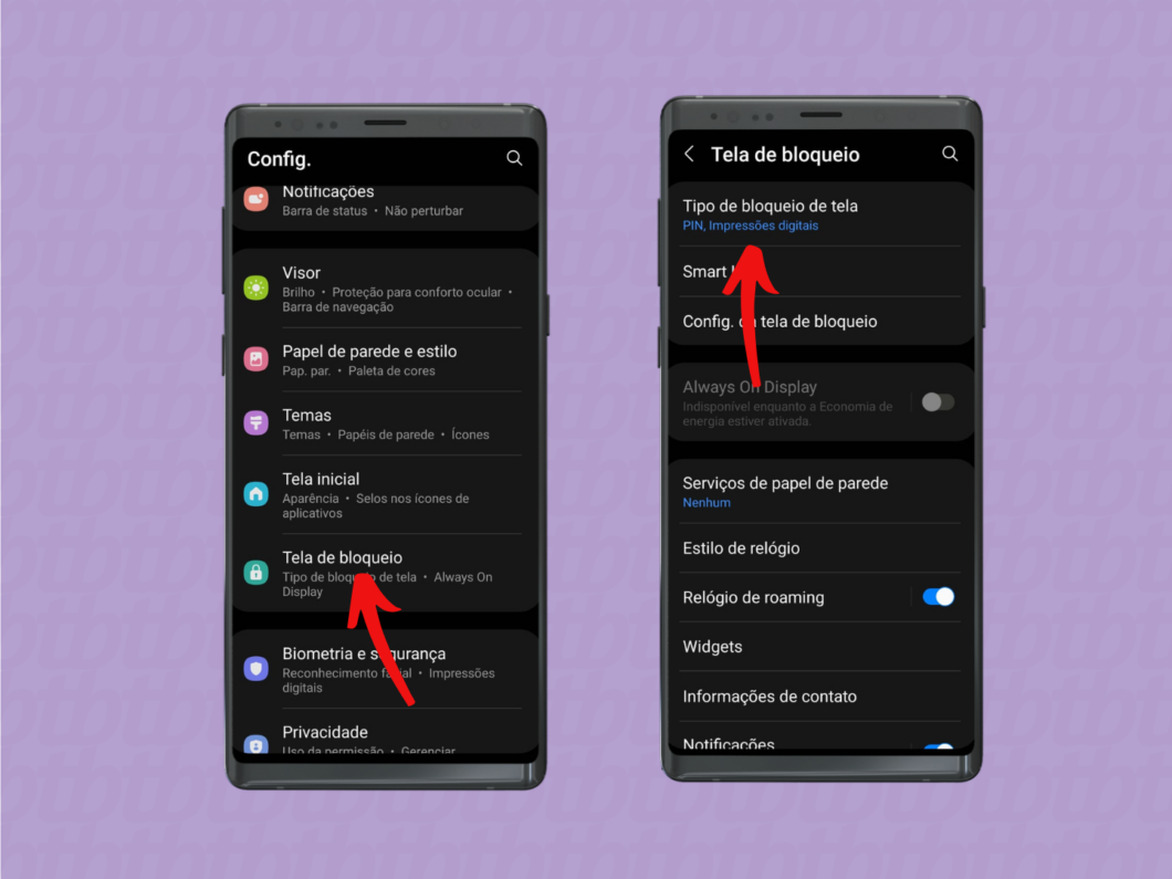 Como tirar ou mudar a senha de um celular Samsung Galaxy • Tecnoblog