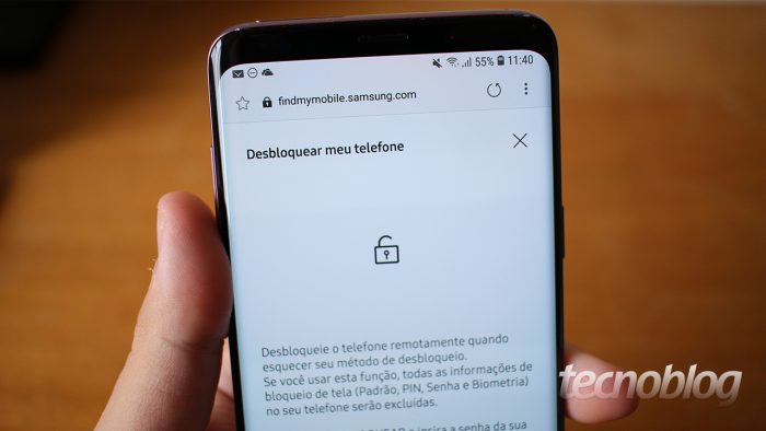Como desbloquear um celular Samsung Galaxy bloqueado