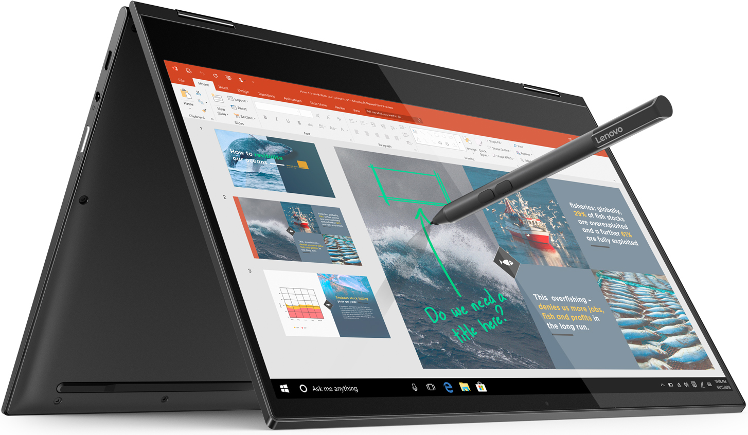 Lenovo Yoga C630 é um laptop com Windows, Snapdragon 850 e 25 horas de bateria
