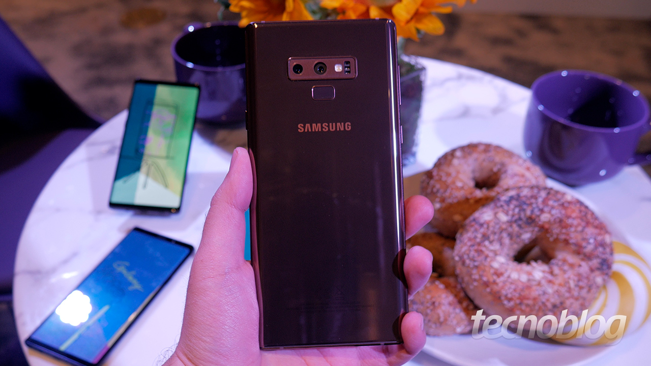 Uma olhada de perto no Samsung Galaxy Note 9