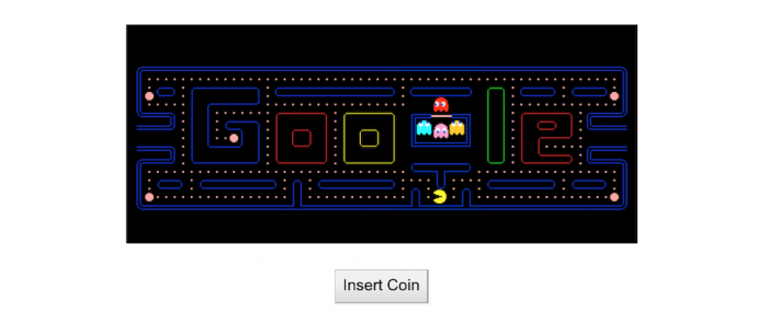 Doodle PacMan Google