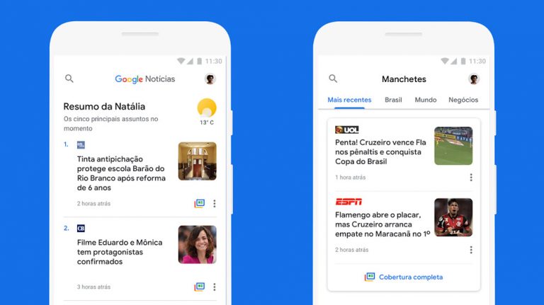 Google Notícias ganha versão mais leve e com modo offline