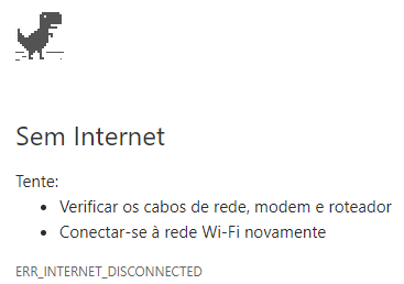 Como jogar o jogo do dinossauro do Google Chrome Sem internet - on