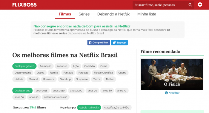 Netflix - Serviço de Streaming - Filmes e Séries