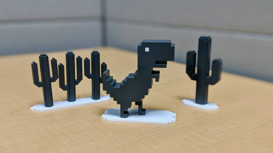 Jogue T-Rex executar 3D Google jogo online grátis