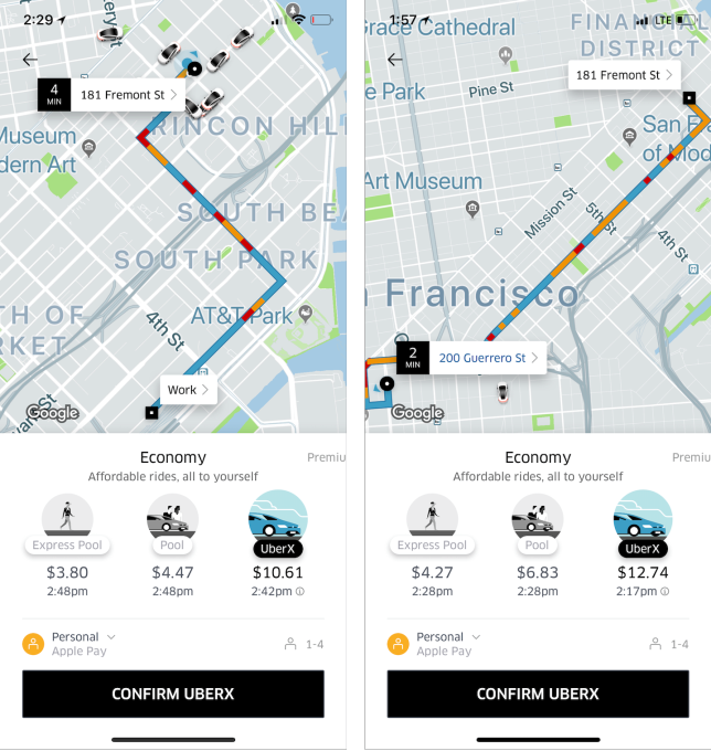 Uber testa estimativas de trânsito com base em informações próprias