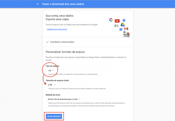 Backup do Google+ Google Plus Arquivo