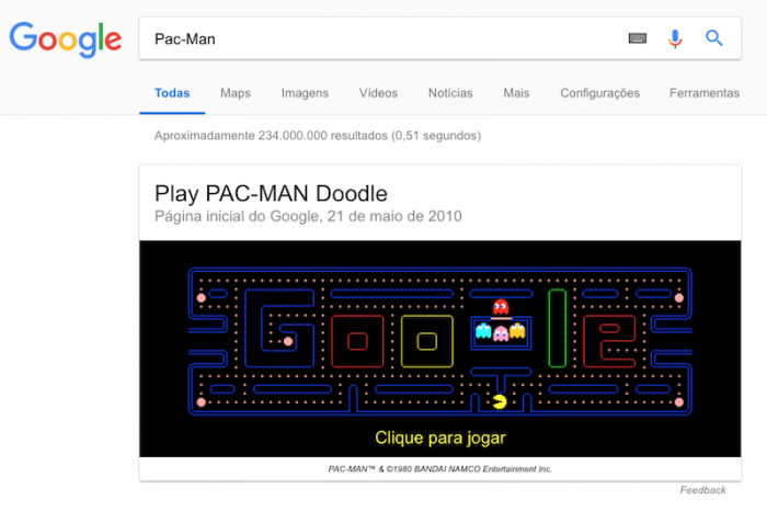 Pac-Man - Google