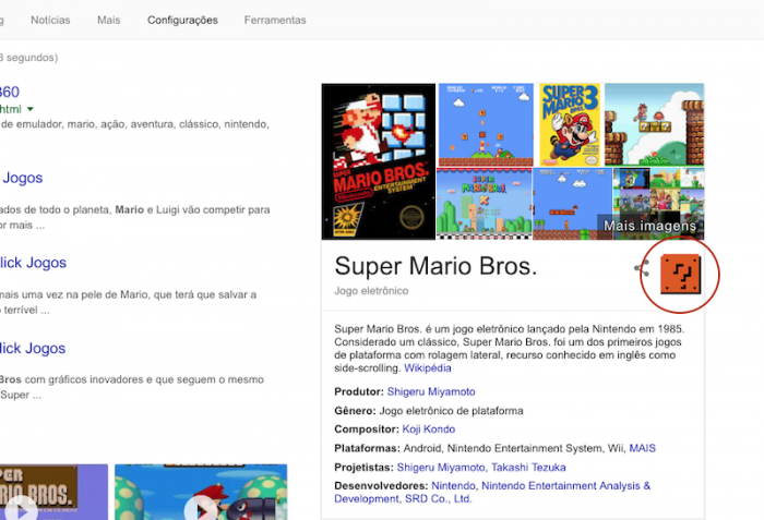 Super Mario Bros - Google